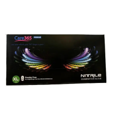 Рукавички нітрилові чорні щільні 5 г, Care365 Premium (100 шт./уп.) р.XL