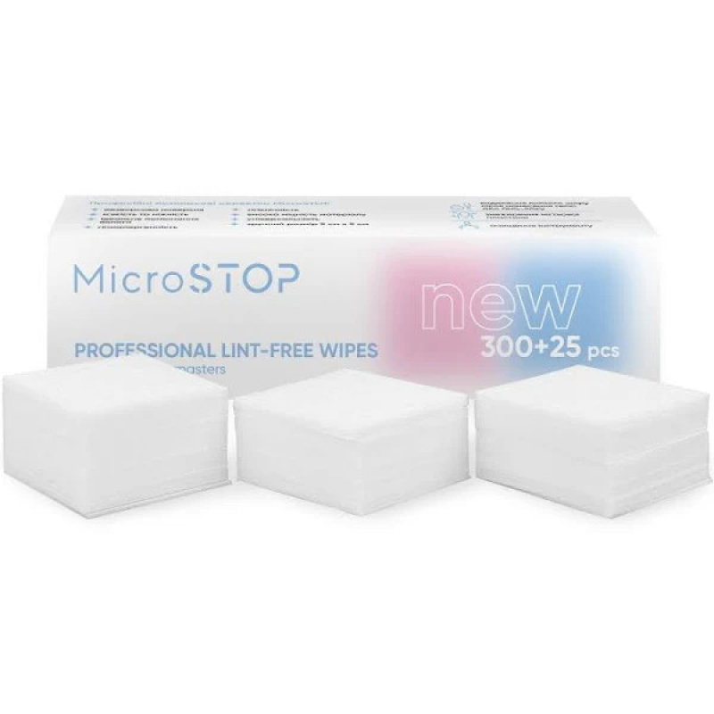 Професійні безворсові серветки MicroSTOP Професійні безворсові серветки MicroSTOP
