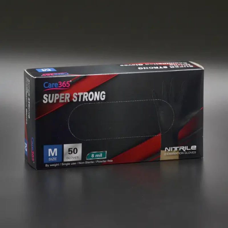 Рукавички нітрилові суперміцні  Care365 50 шт. господарчі, розмір M