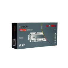 Рукавички нітрилові MediOk by AMPri ASH (100 шт/50 пар) сірі, Сірий,M
