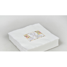 Серветки в пачці зі спанлейсу Panni Mlada 20х20 см (100 шт./пач) текстура гладка