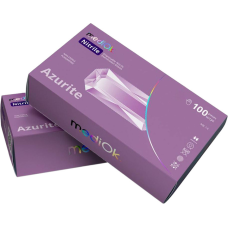 Рукавички нітрилові Mediok Azurite Розмір XS 100 шт Світло-фіолетові