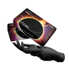 Рукавички нітрилові супер щільні 5,2гр чорні MediOK Eclipse S 100шт