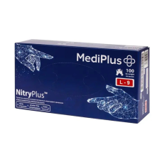 Рукавички нітрилові MediPlus NitryPlus Violet 3,9 г Фіолетові, розмір L, 100 шт